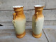 Delcampe - Paire De Vases Art Nouveau Porcelaine Victoria Austria - Other & Unclassified