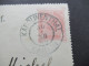 Österreich 1895 Karten Brief Stempel Karolinenthal Karlin Abs. Stp. Mat. Piwnicka Carolinenthal Nach Remscheid Mit Ank. - Autres & Non Classés