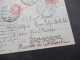 Italien 1918 Ganzsache Carte Postale Avec Response Payee / Fragekarte 2x Stempel Santa Croce Del Sannio - Entiers Postaux