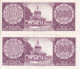 PAREJA CORRELATIVA DE PARAGUAY DE 1000 GUARANIES DEL AÑO 1952 EN CALIDAD EBC (XF) (BANK NOTE) - Paraguay