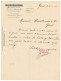 Documents Commerciaux Entre 1917-1923 Laeken-BXL Ziegler & Co + TP Fiscaux - Transporte