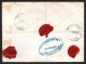 1935 2/6 Plus "Se" Definitive 10d And 1/- Used On A 1937 Registered Airmail Cover With Wax Seals From The Ulster Bank - Luftpost