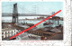AK New York City New East River Williamsburg Bridge Ferry Terminal Tram Tramway A Manhattan NY United States USA Stamp - Lugares Y Plazas