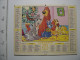 Calendrier Almanach PTT 1977 DISNEY Peter Pan Belle Clochard 13 Marseille Bouche - Grand Format : 1971-80