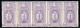 1544.GREECE.1896 OLYMPIC GAMES.40L.VASE,PALLA ATHENA,SC.123,HELLAS115 MNH STRIP OF 5,VERY FINE AND FRESH. - Neufs