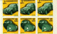 Luxembourg 1/2 Carnet De Timbres-Poste Autocollants (3x0,07+ 3x0,45 Euro) Voitures De Service D'antan Volkswagen 2001 - Postzegelboekjes