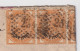 LETTRE. ITALIE. 8 AVR 1876. 234 ALESSANDRIA D'EGITTO. BANDE DE 3 10c. ITALIE LANSLEBOURG. POUR LYON VIA BRIBISI - Algemene Uitgaven