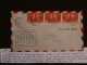 BU10 NOUVELLE CALEDONIE BELLE LETTRE RR 1937 1ER VOL TRAPAS  NOUMEA A WALLIS +BANDE DE 3 TP  + AFF. INTERESSANT+ - Lettres & Documents