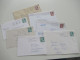 Luxemburg 1980 / 1981 Kleines Lot 7 Belege / Stempel Timbre Caritas Usw. - Lettres & Documents