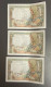 Beau Lot De 3 Billets De 10 Francs Mineur 1946, Numéros Se Suivant. A Découvrir - 10 F 1941-1949 ''Mineur''