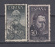 ESPAÑA  1953 Nº EDIFIL 1124/1125,YV. A-262/A-263 LEGAZPI Y SOROLLA SERIE USADO (REF. 02) - Used Stamps