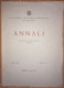 Istituto Superiore Orientale Di Napoli Annali Vol VIII Facs.II  Marzo 1935 XV - Libros Antiguos Y De Colección