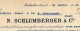 1907 INDUSTRIE ENTETE N. (Nicolas)  SCHLUMBERGER à Guebwiller Haut Rhin Alsace Pour Franck à Schlettstadt V.HISTORIQUE - 1900 – 1949