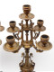 Delcampe - - BELLE PAIRE De BOUGEOIRS CANDELABRES 5 FEUX NAPOLEON III BRONZE MARBRE NOIR   E - Kronleuchter, Kandelaber & Kerzenhalter