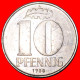 * HAMMER AND COMPASS (1963-1990): GERMANY  10 PFENNIGS 1980A! DIES 1+B! MINT LUSTRE! · LOW START! · NO RESERVE! - 10 Pfennig