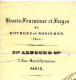 1847 ENTETE  Hauts Fourneaux Forges Bourges Et Rosières Cher Cte Arnoux Paris Pour Tourangin Paris V.SCANS HISTORIQUE - 1800 – 1899