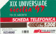 SCEDA TELEFONICA - XIX UNIVERSIADE - SICILIA '97 (2 SCANS) - Publiques Thématiques