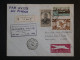 BU11 NOUVELLE CALEDONIE BELLE LETTRE  RR 1949  1ER VOL NOUMEA  PARIS A  EXCIDEUIL FRANCE + AFF. PLAISANT+++ - Lettres & Documents