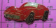 716A Pin's Pins / Beau Et Rare / THEME : AUTOMOBILES / CORVETTE ROUGE IMMATRICULEE AH-77 - Corvette