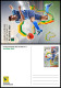 CENTRAL AFRICAN 2023 - STATIONERY CARD - FOOTBALL AFRICA CUP OF NATIONS ALGERIA ALGERIE COUPE D' AFRIQUE HOGGAR - Coupe D'Afrique Des Nations