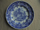 Vintage - Assiette Bleue Lunéville Spécial Grand Feu Collection BP - Lunéville (FRA)