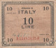 BANCONOTA - ALLIED MILITARY CURRENCY BANCONOTA 10£   1943 (come Da Scansione) - Occupation Alliés Seconde Guerre Mondiale