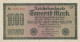 BANCONOTA - GERMANIA - REICHSBANKNOTE - 1000 MARCHI  1922 - 10000 Mark