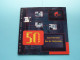 2003 > 50 Jaar TELEVISIE ( Zie / Voir SCANS ) ! - FDC, BU, Proofs & Presentation Cases