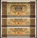 1548. GREECE 3 X100 DRACHMAS BANKNOTE 1941 UNC CONSECUTIVE NUMBERS - Greece