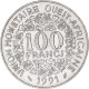 Monnaie, Communauté économique Des États De L'Afrique De L'Ouest, 100 Francs - Costa De Marfil