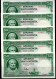 1549. 1939 50 DR. X 5 IN SEQUENCE.UNC. - Grèce