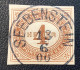 SEEBENSTEIN 1900 (Neunkirchen Niederösterreich) LUXUS ABSCHLAG Auf 1899-1900 Portomarken ANK 13 (Österreich Postage Due - Gebruikt