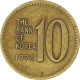 Monnaie, Corée, 10 Won, 1973 - Coreal Del Sur