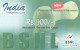 India:Used Phonecard, BSNL, 100 Rs., Advertising, 2006 - India