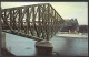 Québec - Sainte-Foy - Bridge  Le Pont De Québec Avec Le Paquebot Qui Passe Sous Le Pont - Par Provincial News P4838 - Québec - Sainte-Foy-Sillery