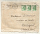 Lettre , CASABLANCA-POSTES, MAROC, 1950, 3 Timbres, 3 Scans, Frais Fr 1.55 E - Maroc (1956-...)