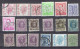 30P - 1 - Set Perforés Belgique - Tous Différents - All Différent - Perforated - Geperforeed - Non Classés