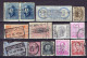 30P - 5 - Set Perforés Belgique - Tous Différents - All Différent - Perforated - Geperforeed - 1909-34