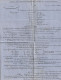 1864 - F. Huth, London - Cours De La Laine En Français - 2 Pages - PD Et Cachet D'entrée Par Calais, France - Marcophilie