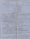 1864 - F. Huth, London - Cours De La Laine En Français - 2 Pages - PD Et Cachet D'entrée Par Calais, France - Postmark Collection