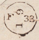 Delcampe - 1837 - Lettre Filiale De 2 P  De GAND, Belgique Vers Inglange, Moselle, France - Entrée Par Thionville - Décime Rural - Postmark Collection