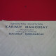 LETTRE MADAGASCAR MAJUNGA KARIMJY MAMODBAY NEGOCIANT POUR TROYES PAR AVION - Cartas & Documentos