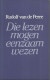 DIE LEZEN MOGEN EENZAAM WEZEN - VIJFTIG GEDICHTEN KORT BELICHT - RUDOLF VAN DE PERRE - DAVIDSFONDS  1987 - KEURREEKS 171 - Poetry