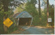 Ruffs Mills Covered Bridge Marietta- Smyrna Area Georgia USA. One Lane Bridge  Caution... Dirt Road 2scans - Marietta