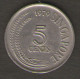 SINGAPORE 5 CENTS 1979 - Singapour