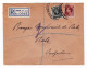 Registered 1937 London Lloyds Bank Limited Colonial & Foreign Department Basel Switzerland Banque Commerciale De Bâle - Storia Postale