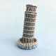 Miniature Pisa Tower & Trevi Fountain Model Figurine Italy Travel Souvenir 04191 - Plaster