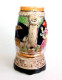 ANCIENNE CHOPE DE BIERE ALLEMANDE En GRES EMAILLÉ, MOULIN, MUSICALE MUSIQUE 25cl / ANTIQUE GLASS BIER BEER (2006.26) - Vasos