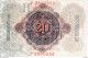 ALLEMAGNE / REICHSBANKNOTE DE 20 MARK  TRES BON ETAT Lettre:H - 20 Mark