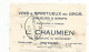 Mandat, Vins & Spiritueux En Gros, Distillerie à Vapeur, L. CHAUMIEN, POITIERS, 1926, Frais Fr 1.75 E - Letras De Cambio